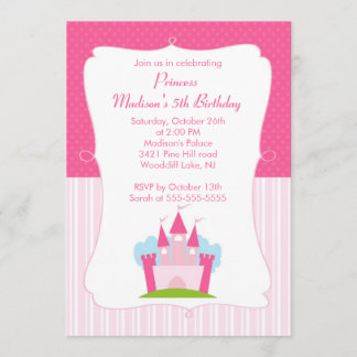 Invitation de partie de princesse Birthday Pretty