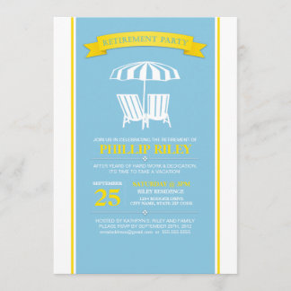 Invitation de partie de retraite