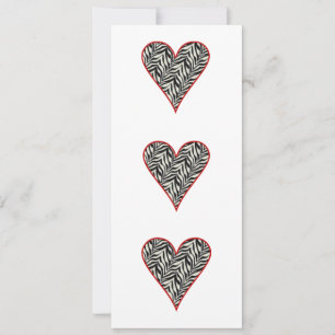 Invitation de partie de Saint-Valentin de coeur