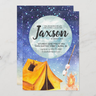 Invitation de partie de Sleepover de garçons