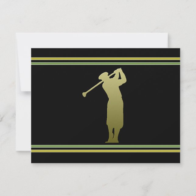 Invitation de partie de sortie de golf (Devant)