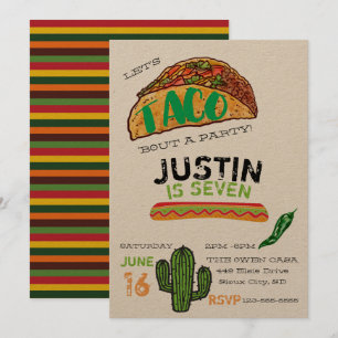 Invitation de partie de taco