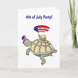 Invitation de partie de tortue et d'escargot 4