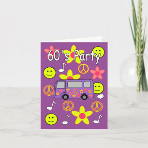 invitation de partie des années 60