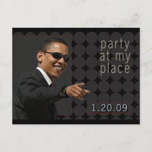 Invitation de partie d'inauguration d'Obama