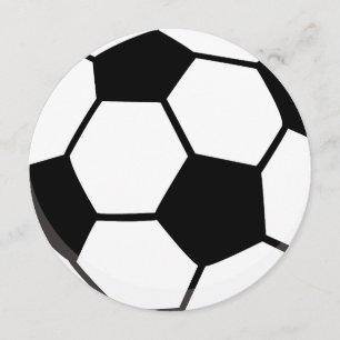 Invitation de partie du football du football   de