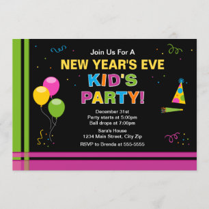 Invitation de partie du réveillon de la Saint