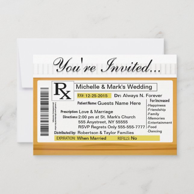 Invitation de partie pour tout événement (Devant)