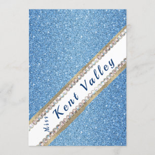 Invitation de parties scintillantes de bannière de