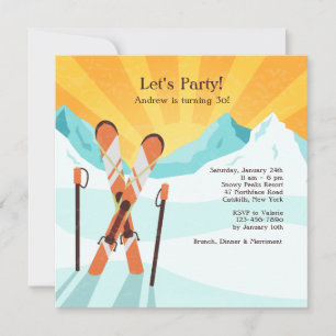 Invitation de passage de ski