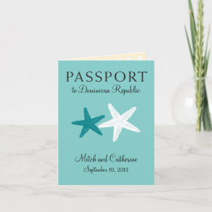 Invitation de passeport de mariage en République d