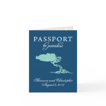 Invitation de passeport mariage à Aruba
