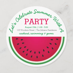 Invitation de pastèque