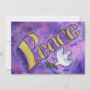 Invitation de Peace Dove