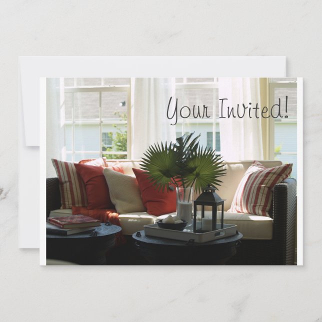 Invitation de pendaison de crémaillère (Devant)