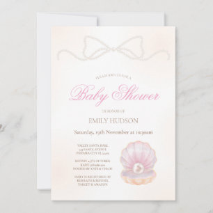 Invitation de perle modifiable