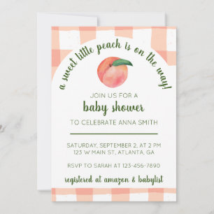 Invitation de petit Baby shower doux