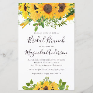 Invitation de petit déjeuner de Baby Shower de tou