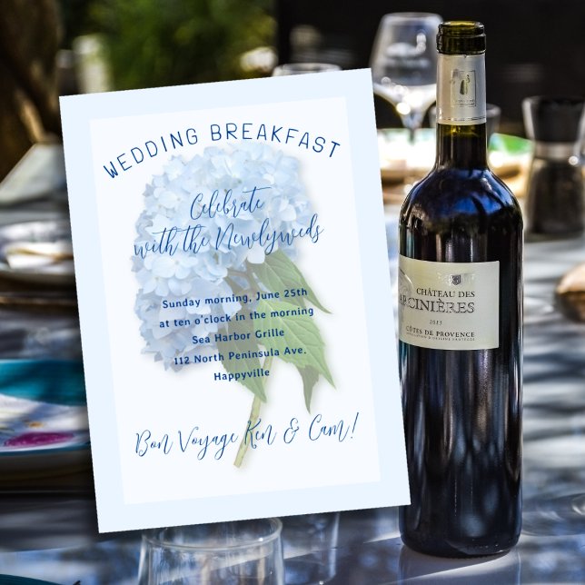 Invitation de petit déjeuner de mariage des jeunes (Créateur téléchargé)