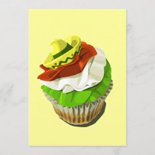Invitation de petit gâteau de Cinco De Mayo