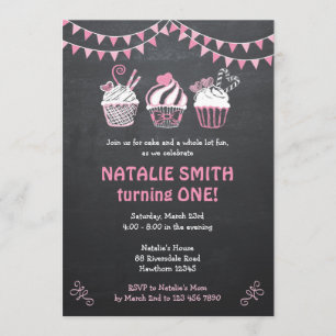 Invitation de petit gâteau/invitation de petit