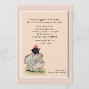 Invitation de petite soeur de grande soeur