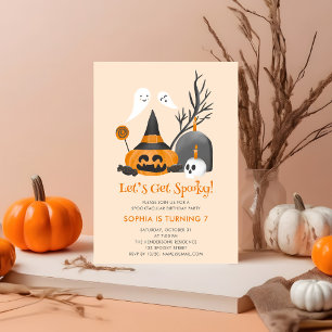 Invitation De Peur Obtenir Éffrayant Anniversaire Halloween