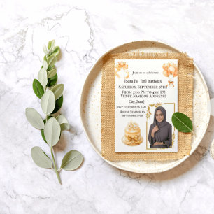 Invitation de photo d'anniversaire 18 ans pour une