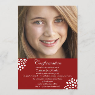 Invitation de photo de calligraphie de