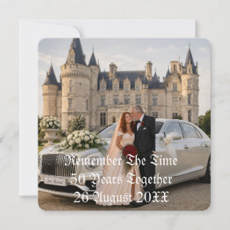 Invitation de Photo de Fête Surprise de Mariage d'