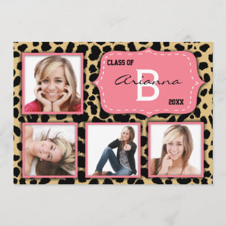 Invitation de photo de partie d'accent d'empreinte