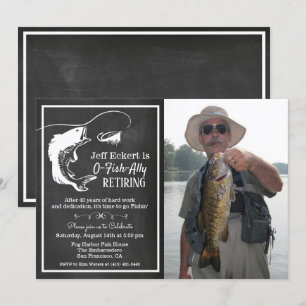 Invitation de photo de retraite de pêche