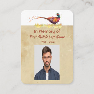 Invitation de photo de souvenir mémorial Art Faisa