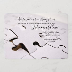 Invitation de pièces de puzzle