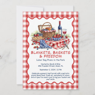 Invitation de pique-nique de la fête du Travail –