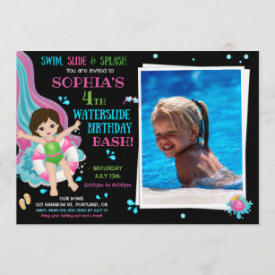 Enfant Plage Invitations Faire Part Cartes Zazzle