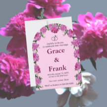 Invitation de pivoine. Invitation