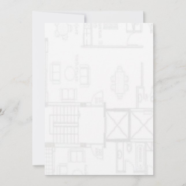 Invitation de plan d'étage (Devant)