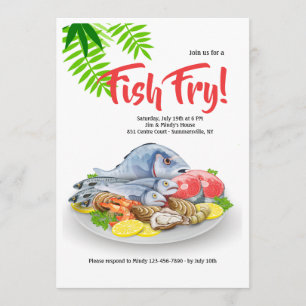 Invitation de Plateaux de fruits de mer