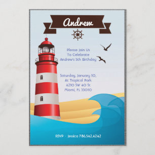 Invitation de point de phare