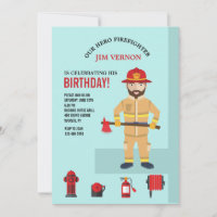 Invitation de pompiers et d'équipement