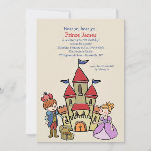 Invitation de Prince et Château