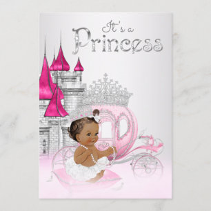 Invitation de princesse baby shower