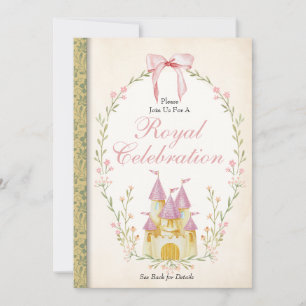 Invitation de princesse, invitation d'anniversaire