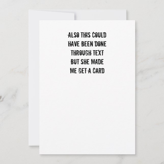 Invitation de propositions Groomsmen (Dos)