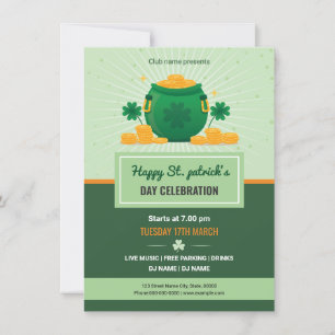 Invitation de prospectus Saint Patricks