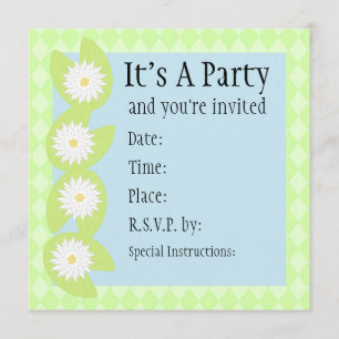 Invitation de protection de lis