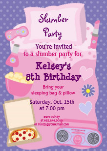 Invitations Faire Part Cartes Partie Pyjama Zazzle Fr