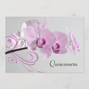 Invitations Faire Part Cartes Anniversaire Orchidee Zazzle Fr