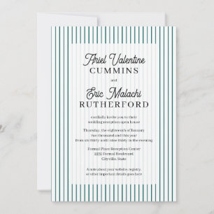 Invitation de réception de mariage rustique de cam